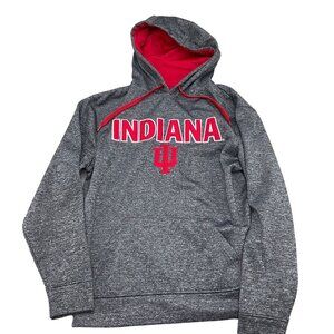 Top Of The World Hoodie Adult Small Gray Red INDIANA Hoosiers Sport College